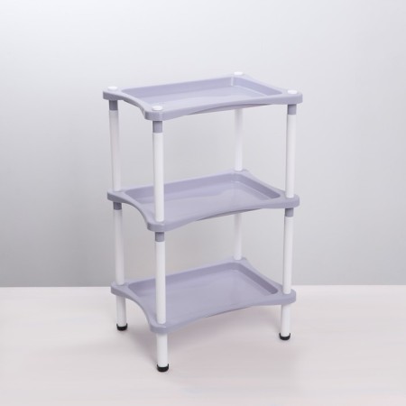 Floor eba with shelves of 3 sectional krita, color lilac fog-2