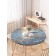 The tablecloth “Playful Sea”, round, oxford, elastic band, size 120x120 cm, diameter 75-100 cm