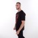 T -shirt male "Dragon", black color/Red print, size 60