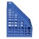 Capital, vertical, 3 compartments, blue