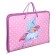 A4 labor folder with handles, 325 x 230 x 25 mm, zipper around, folding bar, plastic, PTR-6 calligrata "unicorns"