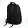 Male backpack on a zipper, 4 outer pockets, black/green color