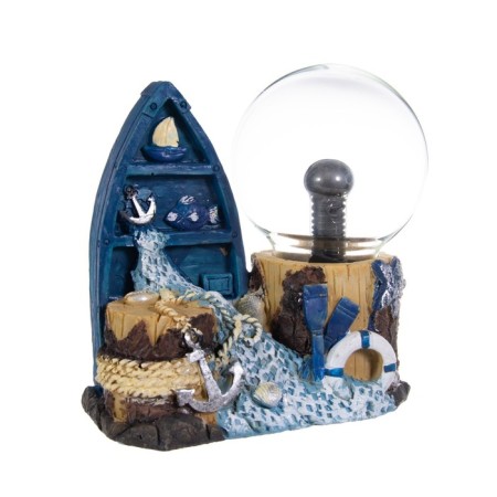 Plasma ball "Coast" Blue 15x9x18 cm Risalux-11