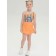 Bathing shorts for girls, height 116 cm, peach color