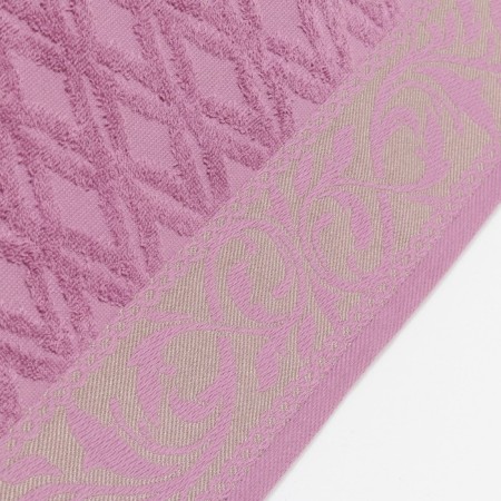 Tricky towel 50x80cm Juliet, lilac-pink, 420 g/m, HL100%-2