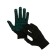 Gloves Kh/B Grade 10 6 threads size 9 PVC tread Greengo black weight 50 g. Kit
