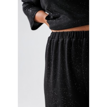 Female suit, size 62, black color-5