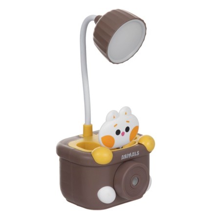 Highlight lamp with a "kitten" LED 3W USB chocolate 9.1x8.1x20 cm Risalux-13