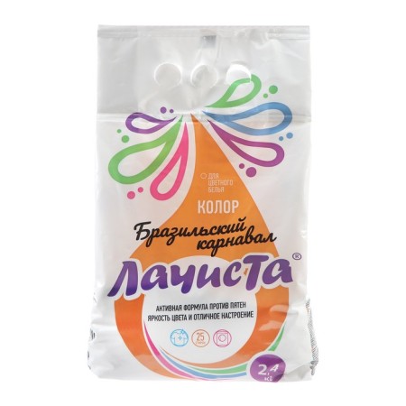 Washing powder La Chista "Brazilian carnival" for colored linen, 2.4 kg