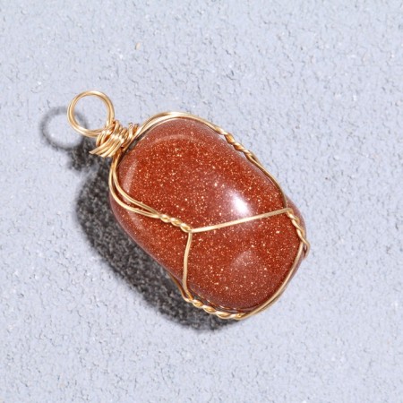 Keychain "Aventurin", in wire-1