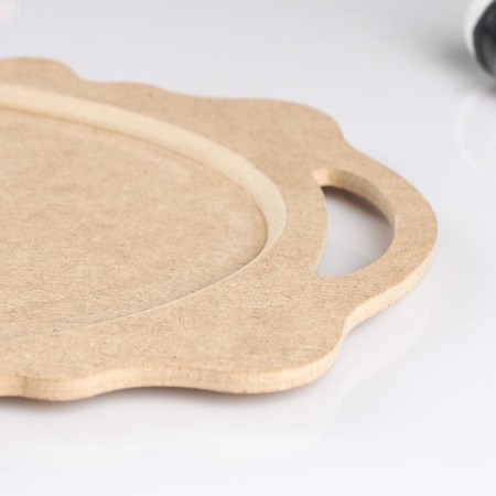 Harvesting for creativity tray with oval handles 38cm x 23cm, without painting-1