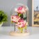 Nightlight "Flowers and butterflies" LED from batteries 3HAAA 13.5x13.5x20.5 cm Risalux