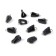Cargo bullet-exentric painted pissy Yaman 10 pcs., 2 g, black