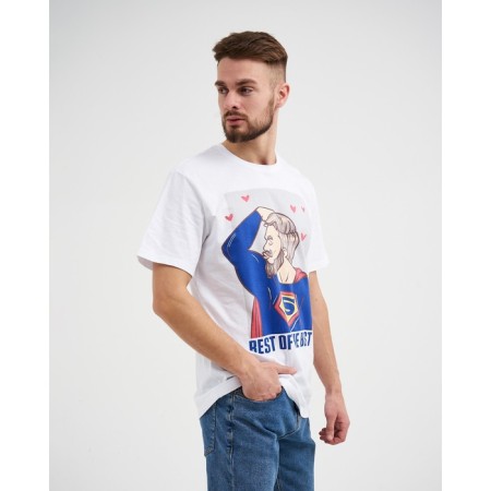 Men's T -shirt KAFTAN "BEST", White, p. 48-1