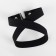 Shoe strap, textile, 43 ± 0.5 cm, 15 mm, 2 pcs, black color