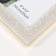 Photo frame plastic 20x25 cm "Krakelyur. Gold on white" 23.4x28.5 cm