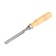 LOM chisel, wooden handle, 12 mm