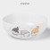 New Year's salad "Home gnomes", 580 ml, d = 15.5 cm, porcelain, white color