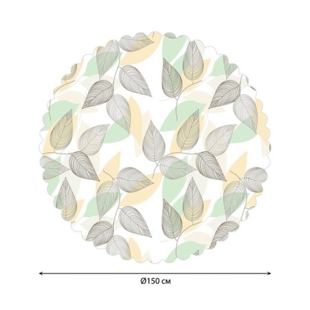 Tablecloth “Leaves of autumn”, round, Saten, d = 150 cm-1