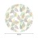 Tablecloth “Leaves of autumn”, round, Saten, d = 150 cm