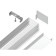 Profile aluminum overhead ambrella Illumination alum Profile, GP1750wh, 2000x12x15.7 mm, white, matte divet
