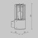 Sconces Outdoor O453WL-01GF, E27, 1x15 W, 250x120x155 mm, graphite