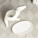 Pot "Tirex" White, 14x6.5x11cm