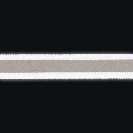 Reflective tape-strip, 10 mm, 5 ± 1 m, white color-1