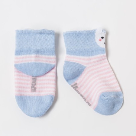 Socks children's baby I'm "dog", pink color, 8-10 cm-1