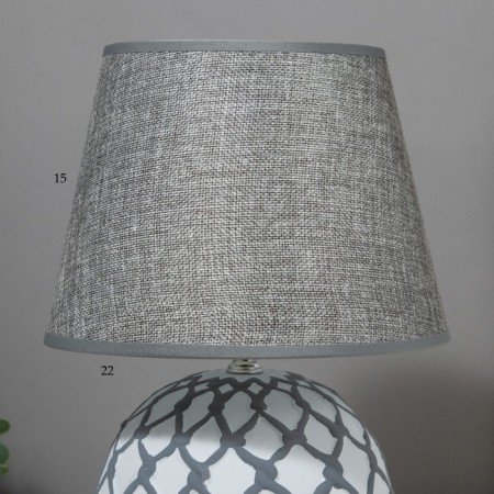 Desktop lamp with lampshade E14 40W 220V "SHILD ON THE NEW" 25x25x33cm RISALUX-3