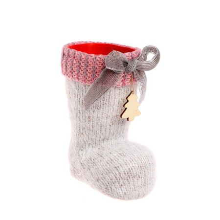 Candy "Boot" with a bow, color mix-1