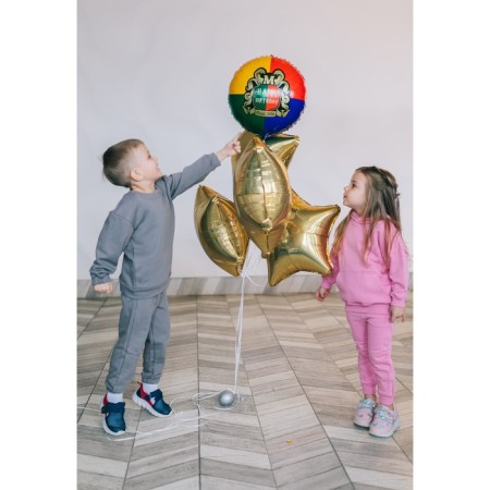 Foil ball 18 "Magic Time" circle, with a substrate-3