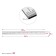 The stainless line of the zero 50 34280-050, reinforced, 500 mm