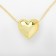 Piece "heart" Beature, color gold, 40cm