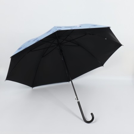 Umbrella - a semiautomatic “flowers” ​​cane, Eponge, 8 spokes, r = 51 cm, color mix-2