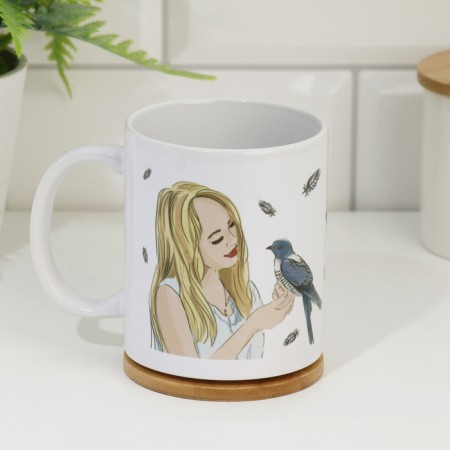 Sublimation mug "Friend with your cuckoo", with application-1