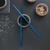 Bacchette sushi sticks, length 21 cm, blue color