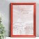 Photo frame pine С20 red 21x30 cm (plastic screen)