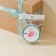 Satin tape, gift packaging, "tropics", 2 cm x 5 m