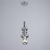 Bayerlux lamp "Scandy" LED 6W 4000k chrome 12x12x37-205cm