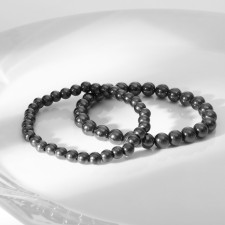 Set of bracelets Shar No. 6 and No. 8 “Gematite”
