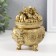 NECKE Polystone for bronze "A bowl of wealth with a dragon" 9x9x11 cm