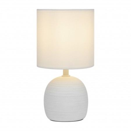 RIVOLI SHERON 1CHA14, 40 W -white ceramics with a lampshade
