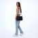 Women's bag with lightning, blue color