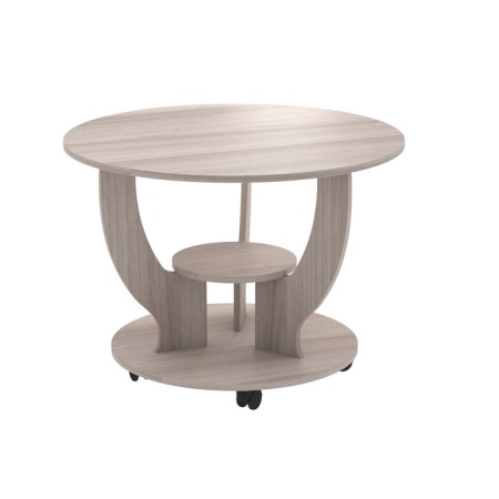 Capacino cabbage table, 790x790x592, ash shimo bright
