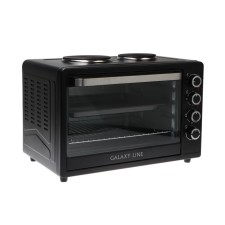 Мини-печь Galaxy GL 2605, 3800/2200 Вт, 68 л, 3 режима, таймер, чёрная