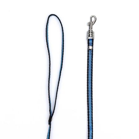 Kapronic leash, 1.6 m x 1 cm, black-blue-2