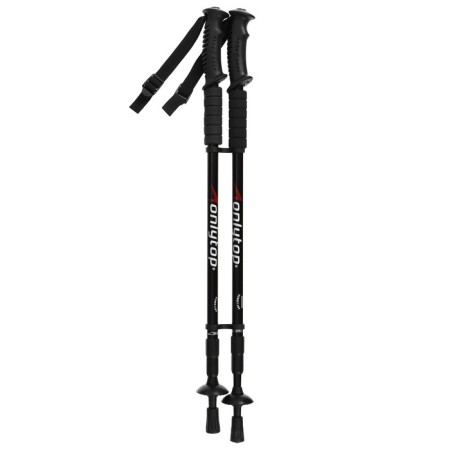 Sticks for Scandinavian walking online, telescopic, 3 sections, up to 135 cm, 2 pcs., Mix color-10