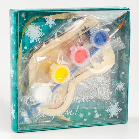 DIY Christmas tree pendant with your own hands for the New Year "toe", New Year's set for creativity-6