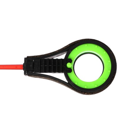 Fishing rod winter balalaika with a guard, black lightish color, HFB-37X-2